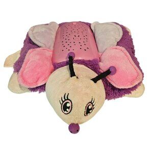 Pillow Pets Dream Lites Fluttery Butterfly Night Light Toy Stuffed 11" WORKING